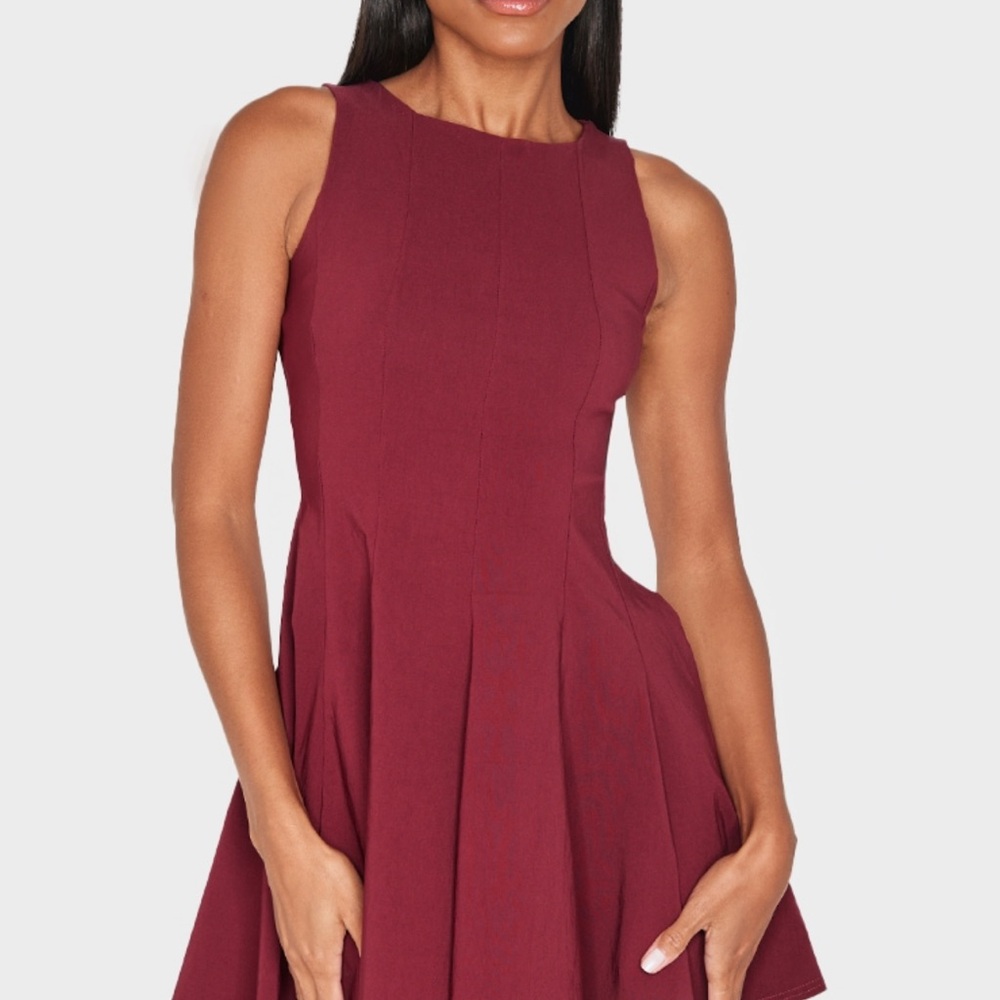 Burgundy Dress